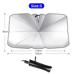 Upgraded Car Windshield Sun Shade Umbrella Foldable Car Sunshade Front Window Cover f alternate view