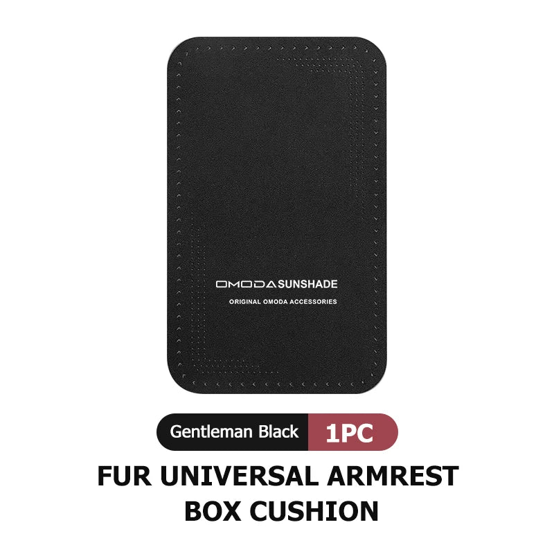 For Chery Omoda Breathable Leather Car Logo Armrest Box Cover Central Armrest Protect lifestyle view