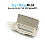 W166 W292 Car Sun Shade Visor Makeup Cosmetic Mirror Cover For Mercedes Benz ML GL GLE GLS Class ML300 ML350 ML400 GL350 GL400