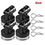 9IMOD 4pcs RC Magnetic Body Post Metal RC Car Shell Mount Column with Clips for 1/10 Axi detail view