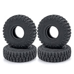 AXSPEED 4PCS 1.0" Rubber Tyres Mud Terrain Wheel Tires 50/54/58/62/64/65mm for 1/18 1 alternate view