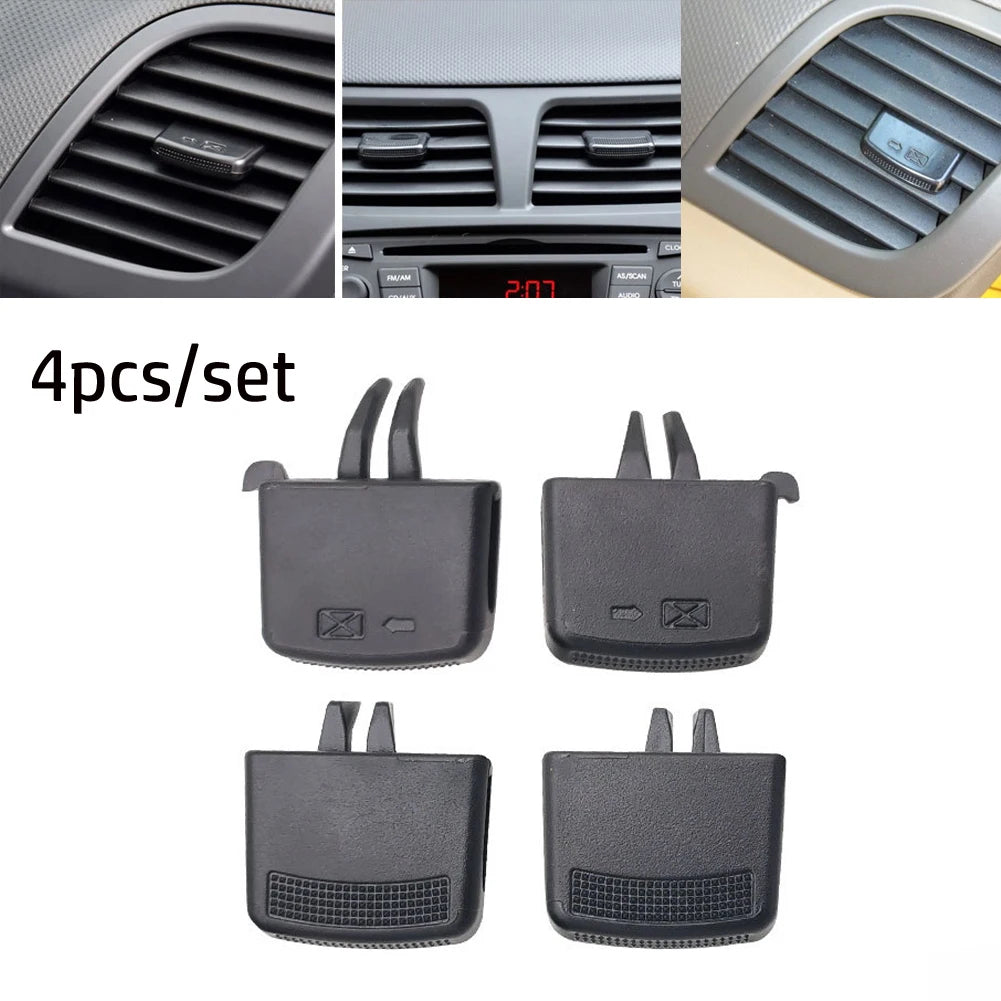 1/4pcs A/C Air Vent Grille Tab Clip For Hyundai For VERNA For SOLARIS Left Right Car Front A/C Air Vent Outlet Tab Clip Replace