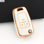 TPU Car Flip Key Case Cover Shell For Chevrolet Cruze Aveo Trax Sail Malibu Captiva O alternate view