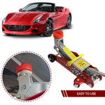 Car Lift Jack Support Stand Polyethylene Pads Wheel Dolly Slotted Floor Frame Rail Ad lifestyle view