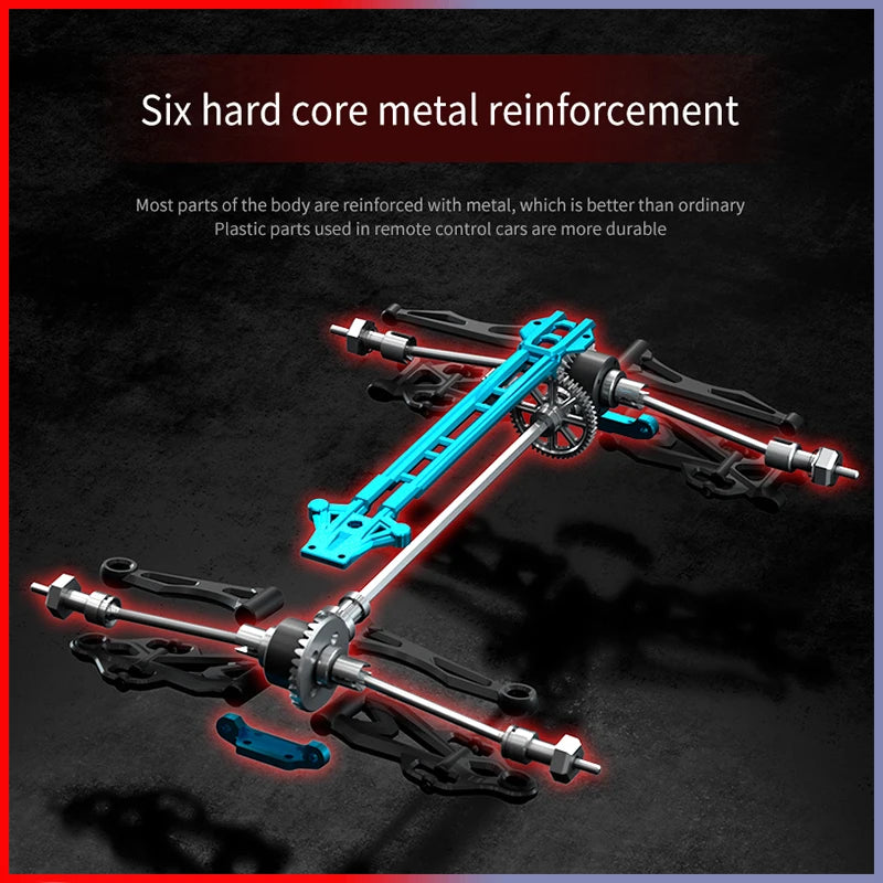 1/16 Off-Road 4WD Remote Control Car with LED Headlight alternate view
