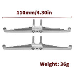 RC Truck Metal Spring Plate Suspension Front Rear Leaf Spring Hanger for 1/14 Tamiya SCANIA 770S R620 VOLVO BENZ MAN LESU Car