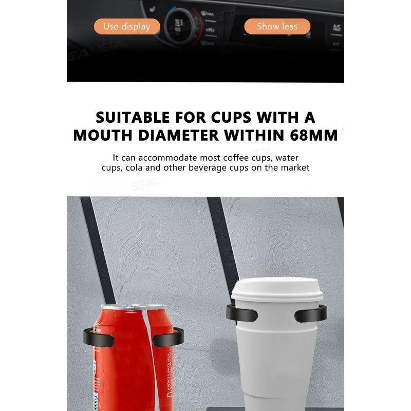 Foldable Car Cup Holder Air Outlet Vent Bracket