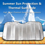 Car Front and Rear Sun Visors Car Windshield Summer Sun Protection Heat Insulation Windo detail view