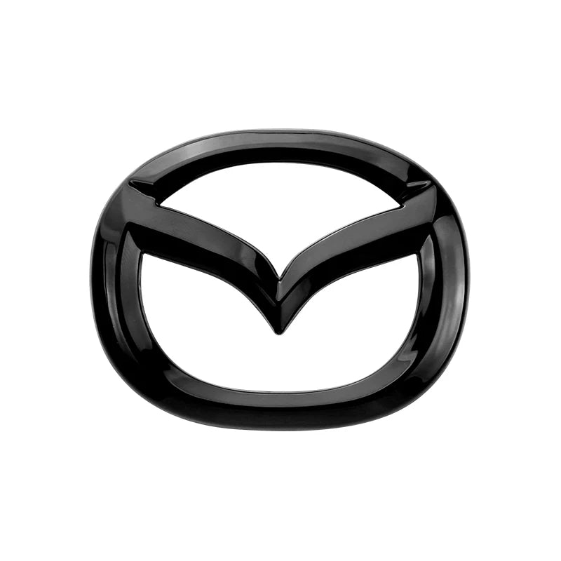 Mazda Steering Wheel Center Sticker – ABS Emblem for CX-4, CX-5, Atenza, Axela