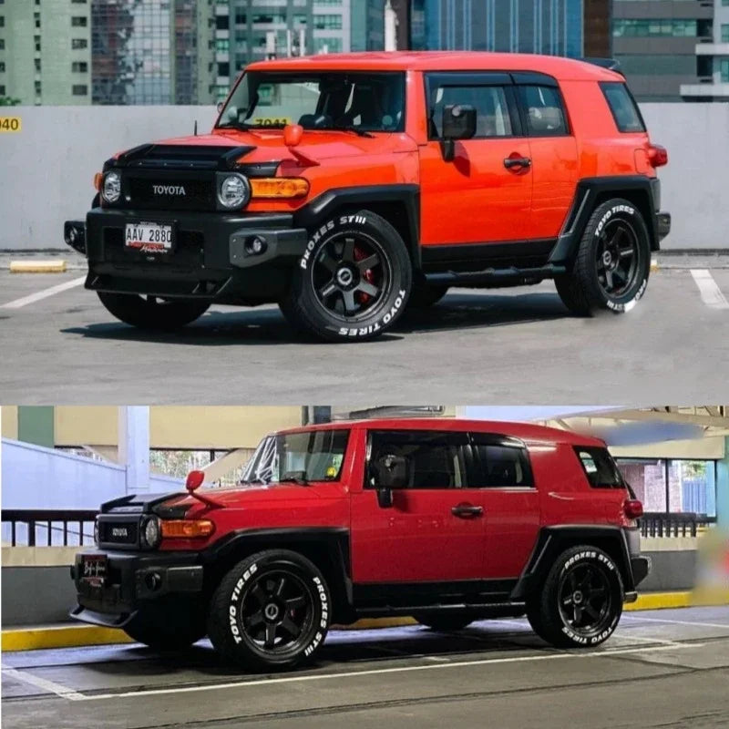 Rainproof Board for Toyota FJ Cruiser 2007-2022 | Sun Rain Guards Window Visor Set lifestyle view