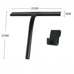 Bathroom Shower Squeegee Household Glass Wiper Window Mirror Silicone Scraper Shower Doors Hanging Squeegee Holder Cleaning Tool