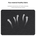 Car Seat Cushion Cover Breathable Flax Fabric Soft Pad | For Chevrolet Models close-up view