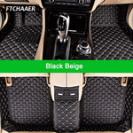 FTCHAAER Custom Car Floor Mats For KIA RIO K2 Auto Carpets Foot Coche Accessorie