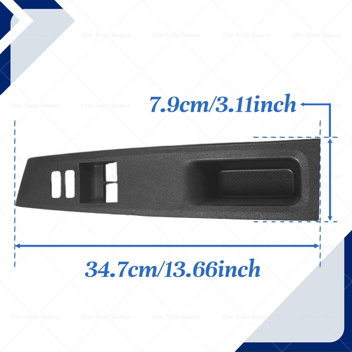 Car Window Switch Control Panel Lift Button Cover Trim Front Rear Armrest Upper Frame Re detail view