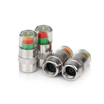 4-Pack Tire Pressure Monitor Valve Caps | Car Tyre Pressure Gauge Alerts lifestyle view