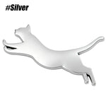 Cat Car Stickers Metal Emblem Decals | 3D Zinc Alloy for Vehicle Laptop Fridge alternate view