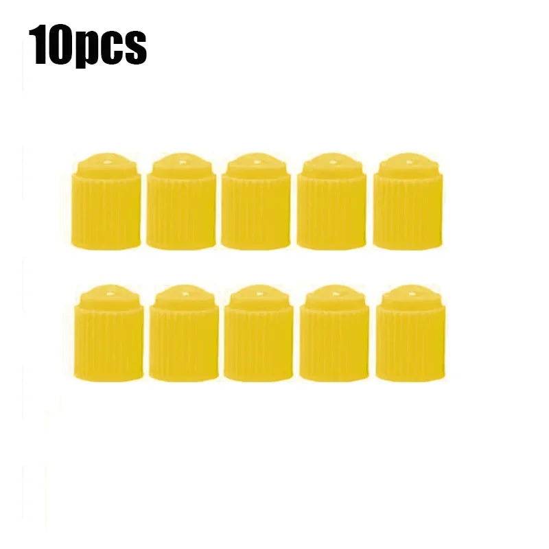 20Pcs Car Tire Tyre Valve Caps with O Rubber Ring Dust Covers Plastic Black Grey Red alternate view