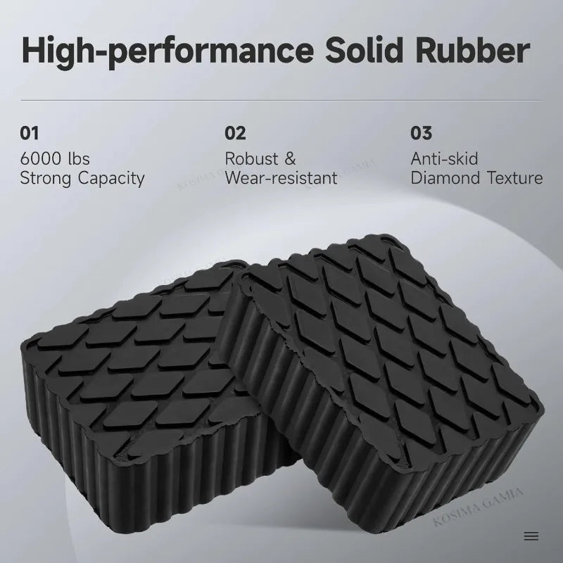 Jack Pad Support Shock-Absorbing Car Lift Rubber Blocker Jack Pad For Car Jacks Lifting detail view
