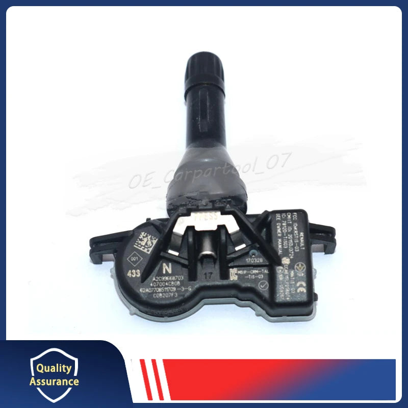 Tire Pressure Monitor Sensor 433MHz TPMS for Nissan Armada Leaf Qashqai Infiniti QX50 close-up view
