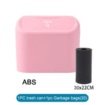 Mini Car Trash Can with Lid, Leak-proof, 3 Pcs detail view