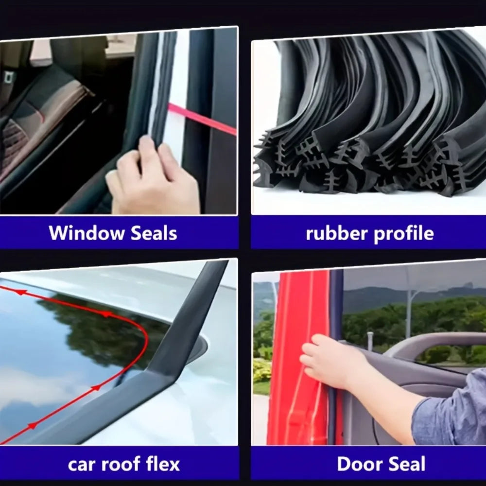 Black Automotive Sealant Silicone Adhesive | Universal Waterproof Repair Sealer lifestyle view