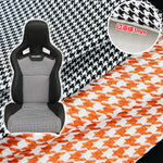 1pcs Houndstooth High Quality Cotton Linen Seats Fabric Car Seat Cover Headliner Door Panel Cloth 10