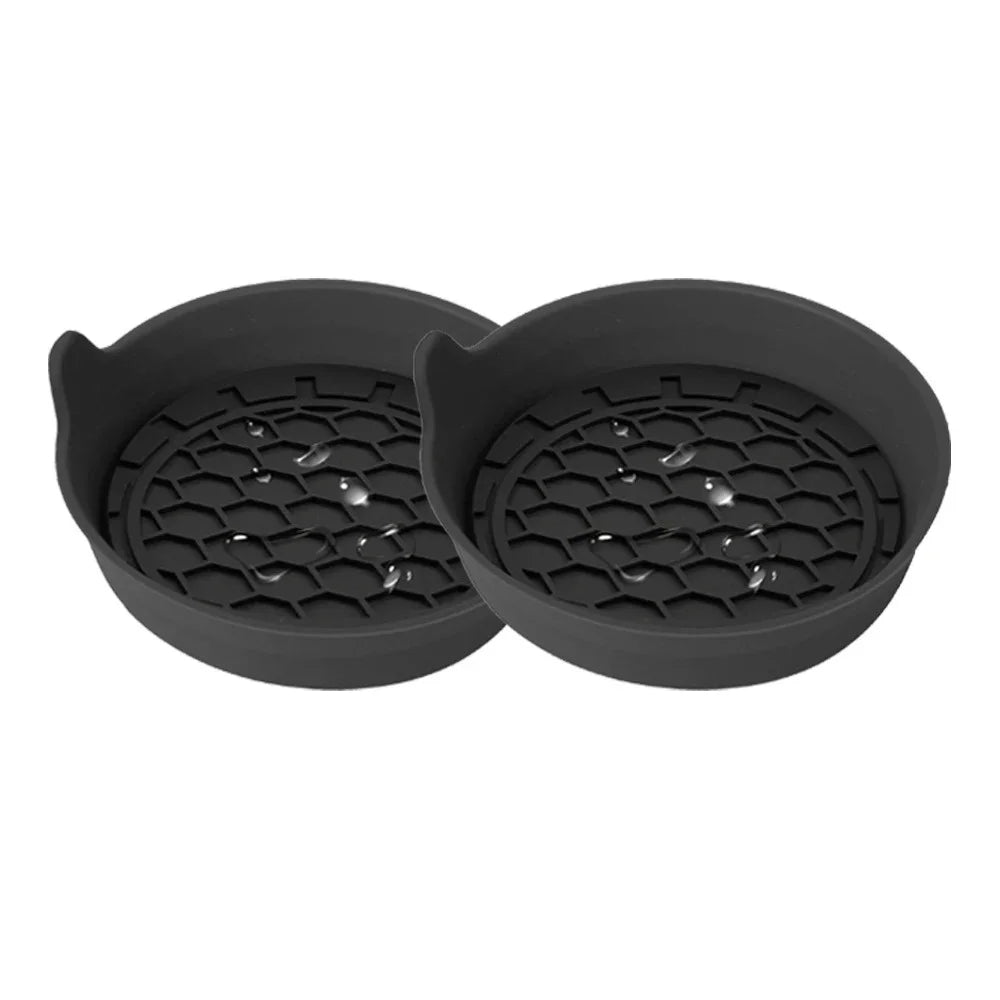 2PCS Car Cup Coaster | Non-Slip Spill Saucer