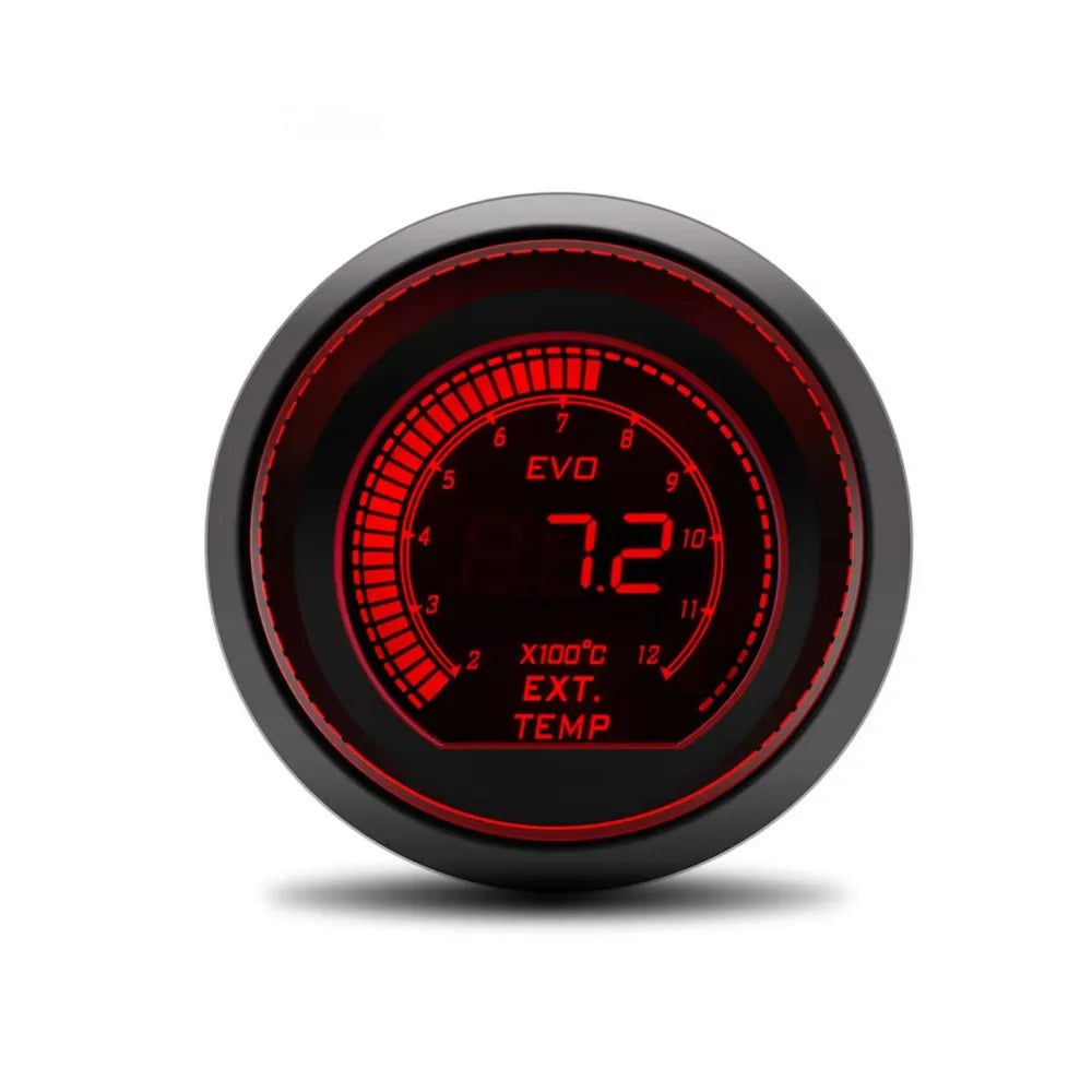 52mm 7-in-1 Car Gauge Set with Tachometer, Boost, Vacuum, Water Temp, Oil Temp, Oil P lifestyle view