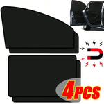 Magnetic Curtain Protectors, Side Window Sunshades, UV Protection, Suitable for Most Models, Univers