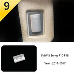 For BMW 5 Series F10 F11 520i Carbon Fiber Central Armrest Box Cover Storage Box Gear Position Panel Decoration Cover Auto Parts