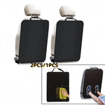 Universal Car Seat Kick Mat Protector 2PCS Waterproof Backseat Cover for Kids Pets Anti Slip Dirty M