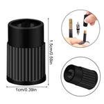 10pcs Plastic Tire Valve Caps | Universal Dust Covers for Cars Trucks Motorcycles SUVs a detail view