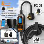 feyree TS-NACS EV Charger | 32A 7KW Portable Charger with APP Control for Tesla detail view