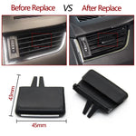 Car Front Air Conditioning AC Vent Grille Outlet Slider Tab Clip Repair For Skoda Octavia 2015-2021 5E0819701 5E0819702