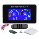 0-190 ohm Car Boat Digital Voltage Meter Voltmeter Ammeter Fuel Gauge with A5 Oil T additional angle