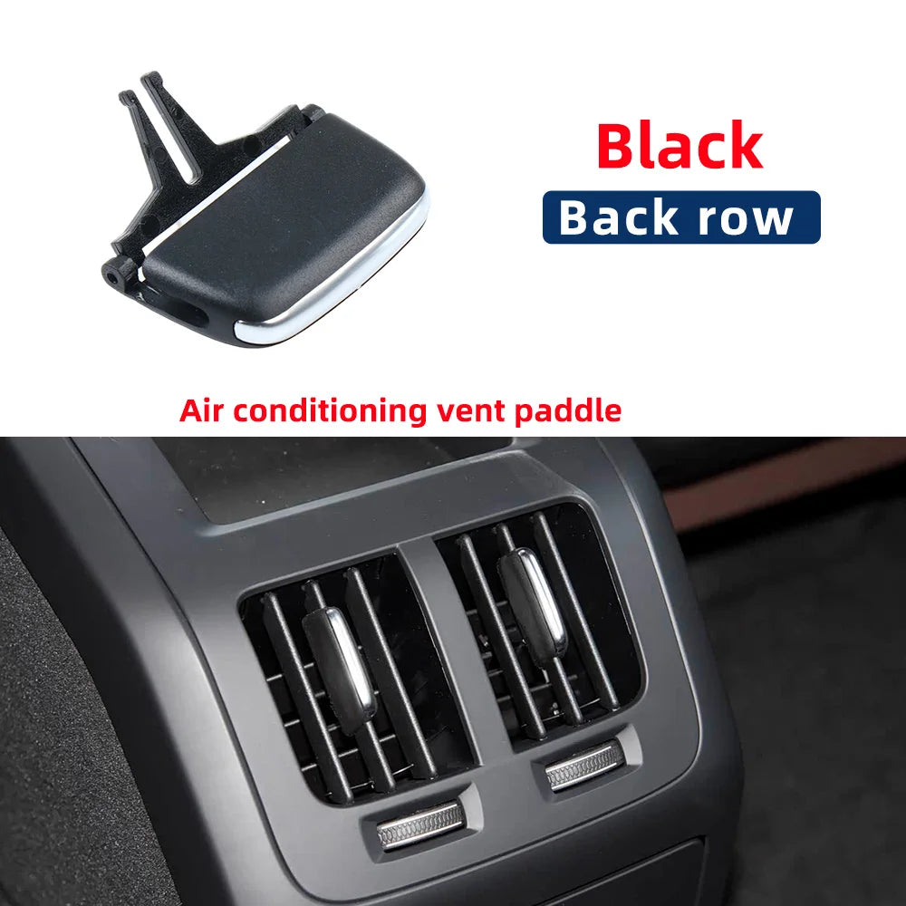 39844538 Black Car Rear Air Conditioner AC Vent Grille Outlet Tab Clip Slider Repair For Volvo S90 2015-2026 Replacement