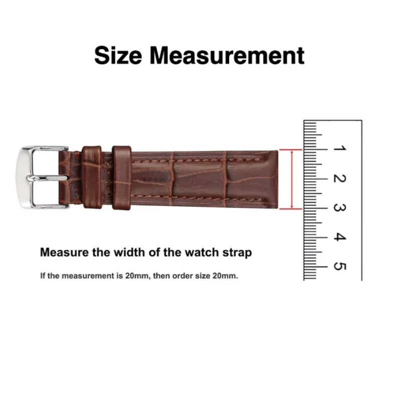 5pcs/lot 10mm 12mm 14mm 16mm 18mm 20mm 22mm Cowhide Leather Watch Keeper Ring Holde additional angle