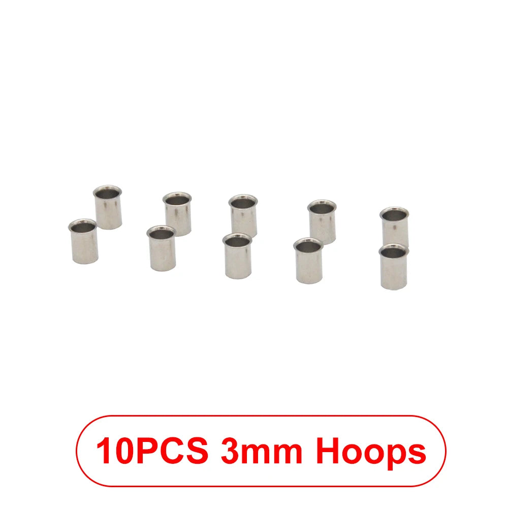 3mm/4mm Pipe clamp Hose Hoop For 1:14 RC Excavator Model Accessories close-up view
