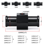 Black Water Temp Gauge Adapter | Radiator Temperature Sensor Joint Pipe for 18MM 20MM 22 detail view