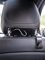 Car Backseat Hooks, Set of Two, Hidden Multifunctional Headrest Storage Rack, Univers lifestyle view