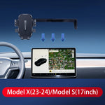 Car Phone Holder Mount For Tesla Model 3/Y/X/S Highland Juniper Screen Display Fix Base Stand Auto Interior Accessory  Dashboard