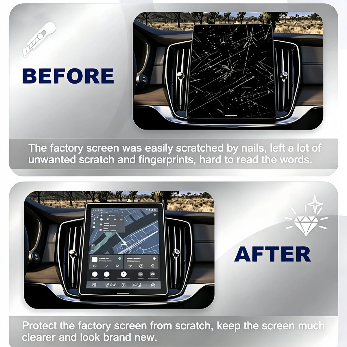 For DEEPAL S05 2024-2026 Car interior GPS navigation matte anti-glare protective film LCD screen tempered glass film accessories