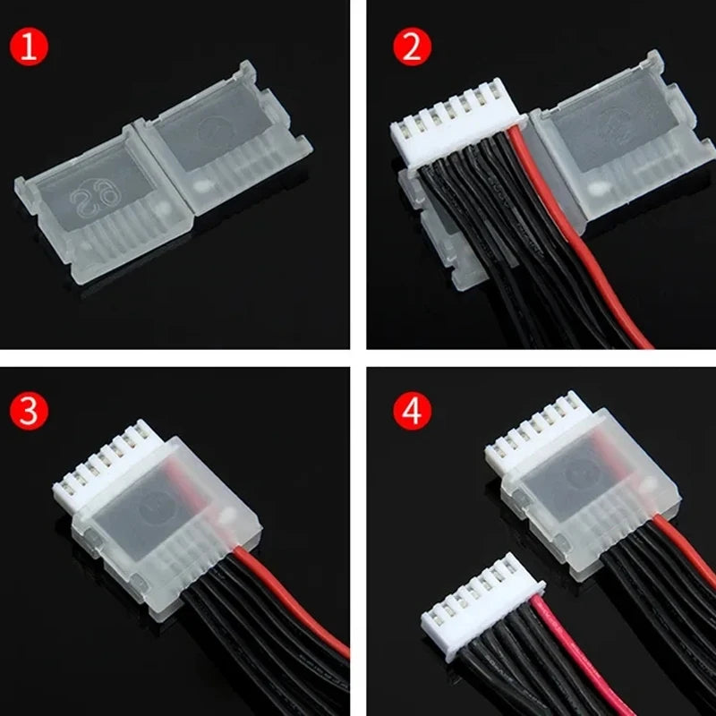 JST-XH Balance Plug Savers for RC LiPo Battery 2S-6S close-up view