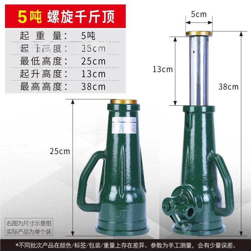 Mechanical Screw Jack Hand Operated Spur Gear Lifting Tool 2 Ton 20 Ton Capacity домкр close-up view