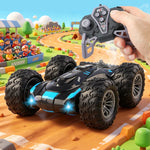 2.4G Remote Control Stunt Car with Lights for Kids
