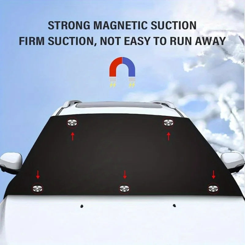 Magnetic Car Windshield Snow Cover | All-Season Anti-Freeze Protection for Cars, SUVs alternate view