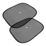 Car Window Sunshade Mesh Cover UV Protection Black 1 Pair alternate view