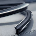 1.6M Car Dashboard Sealing Strip Noise Sound Insulation Rubber Strips Front Windshield Gap Strip Universal Seal Accessories