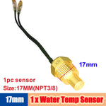 52mm Auto Gauge Kit with Sensor | LED Digital Oil Temp, Water Temp, Oil Pressure, Fuel close-up view