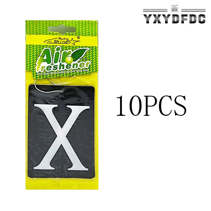 Car Air Freshener Natural Aromatherapy Tea Paper Hanging Perfume | Vanilla Auto Interior detail view